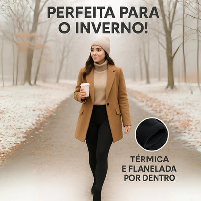 Calca Feminina Termica Forrada Legging Aveludada Frio Grossa