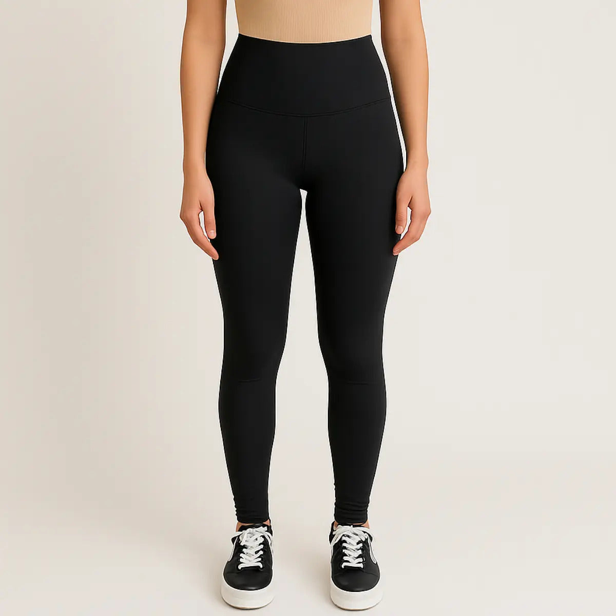 Calça Legging Feminina Suplex Térmica Cós Alto Peluciada