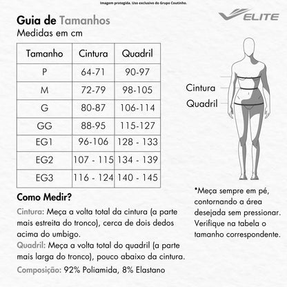 Legging Academia Fitness Com Bolso Zero Transparência Elite