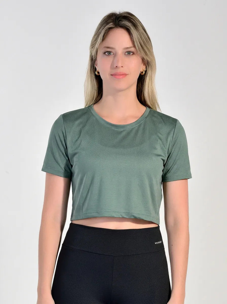 Cropped Feminino Dry Fit Academia