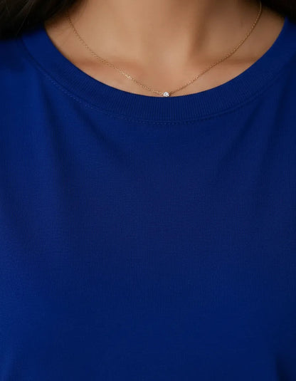 Blusa Feminina Muscle Tee Viscolycra Clássica Casual Chic
