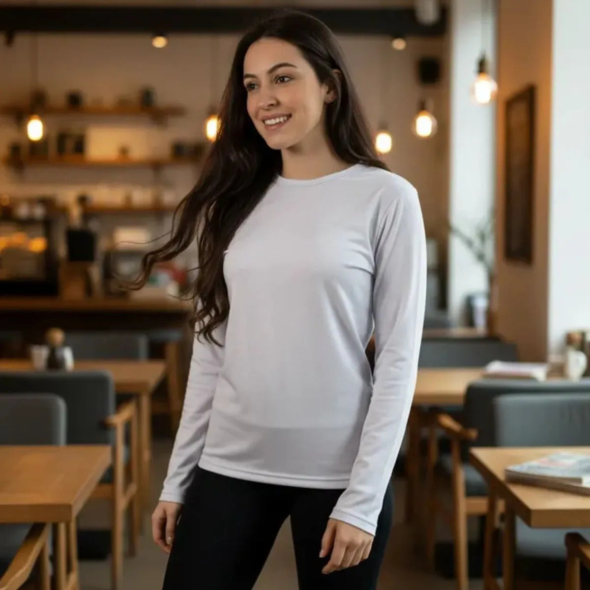 Blusa Térmica Feminina Flanelada Peluciada Frio Inverno
