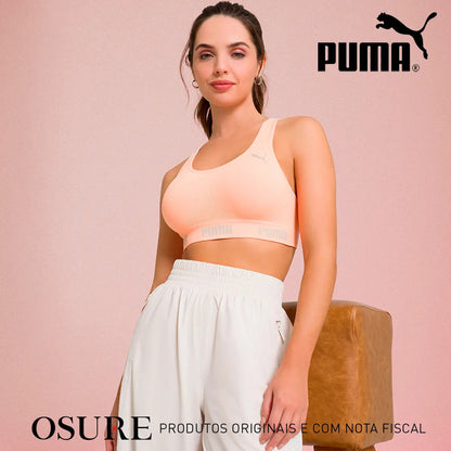 Top Puma Original Feminino Alta Sustentação Academia Fitness