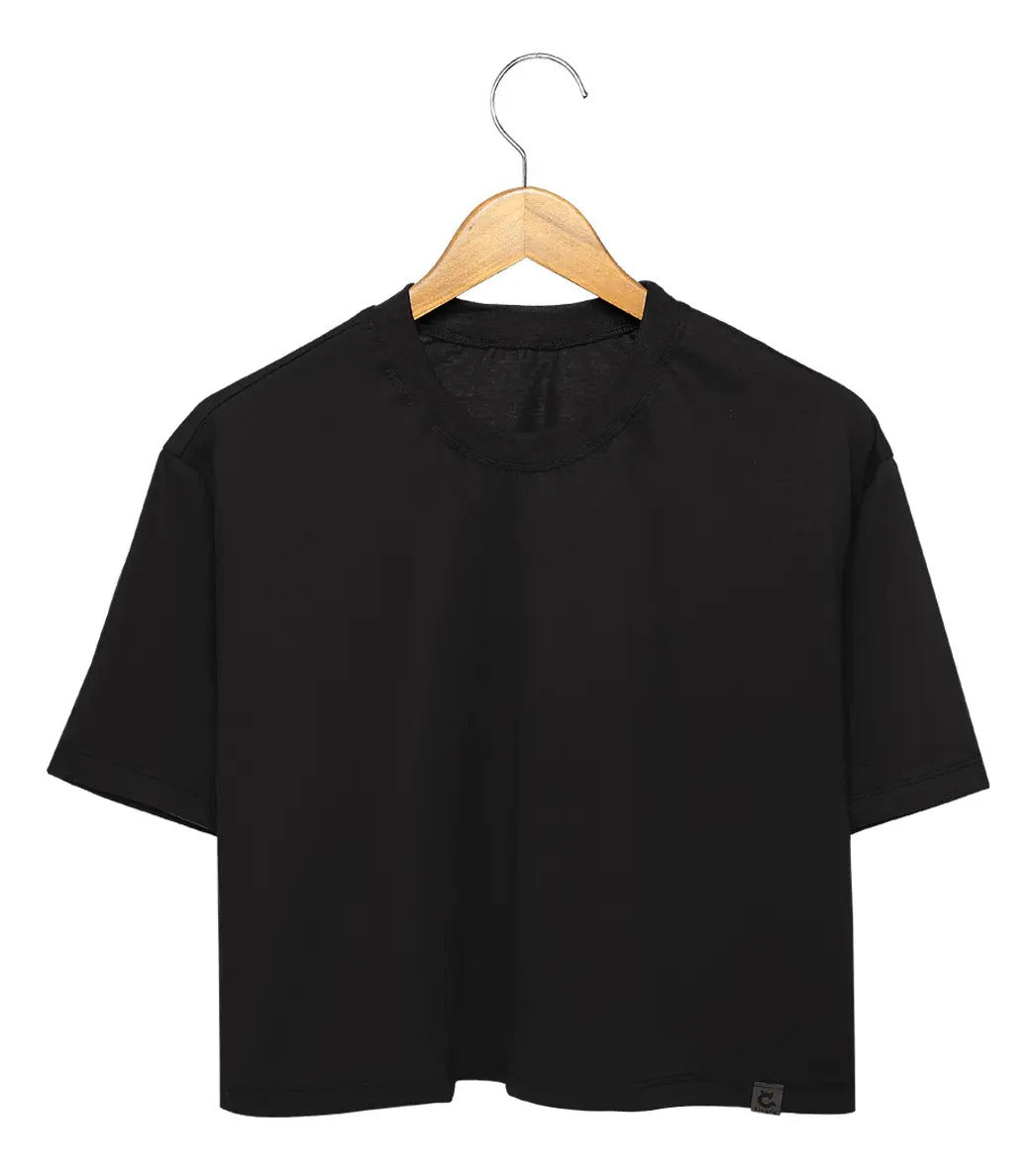 Kit 3 Cropped Feminino Oversized Academia Malha Premium 100%