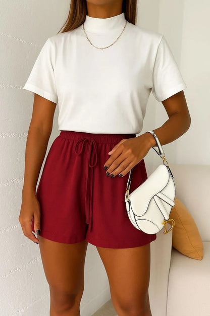 Shorts Godê Feminino Cintura Alta Em Viscolycra Soltinho