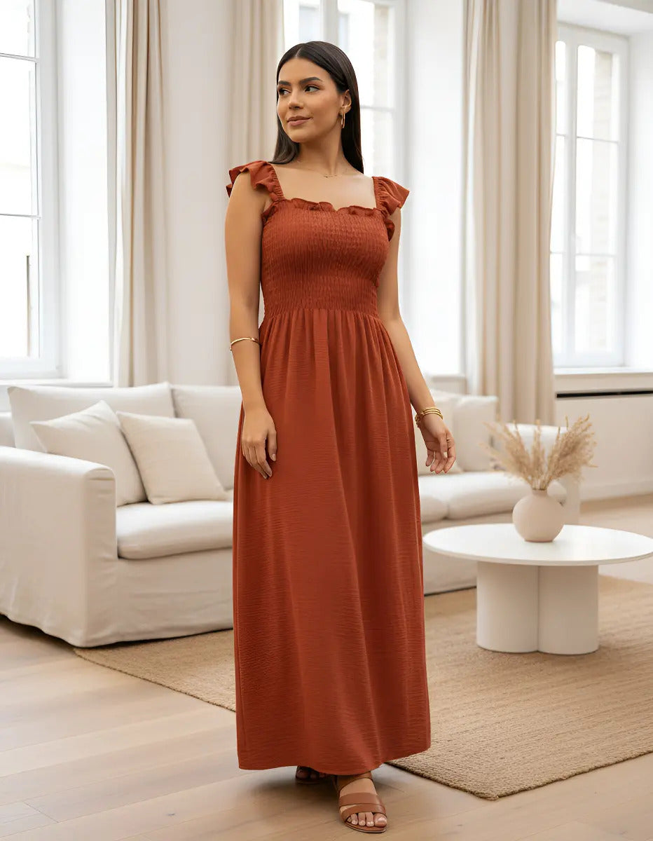 Loose-fitting Casual Long Dress Strappy Summer Party Evangelical