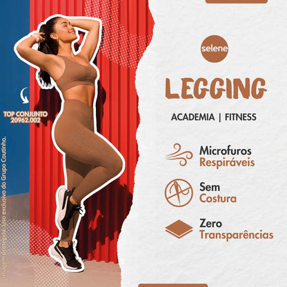 Legging Fitness de Treino Zero Transparência Selene