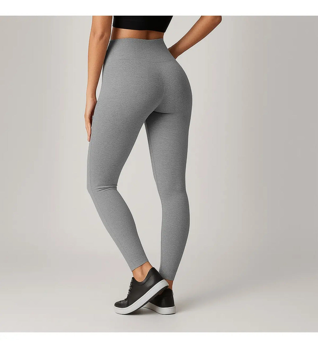 Kit 2 Calças Legging Feminina Grossa Cintura Alta Com Bolso