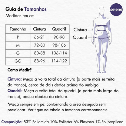 Calça Legging Fitness Academia Selene Levanta Bumbum