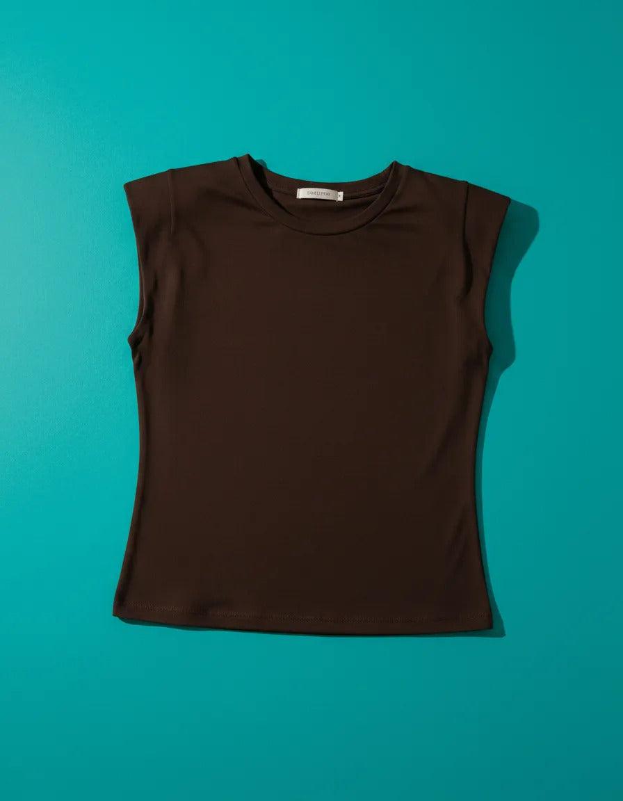 Blusa Feminina Muscle Tee Viscolycra Clássica Casual Chic