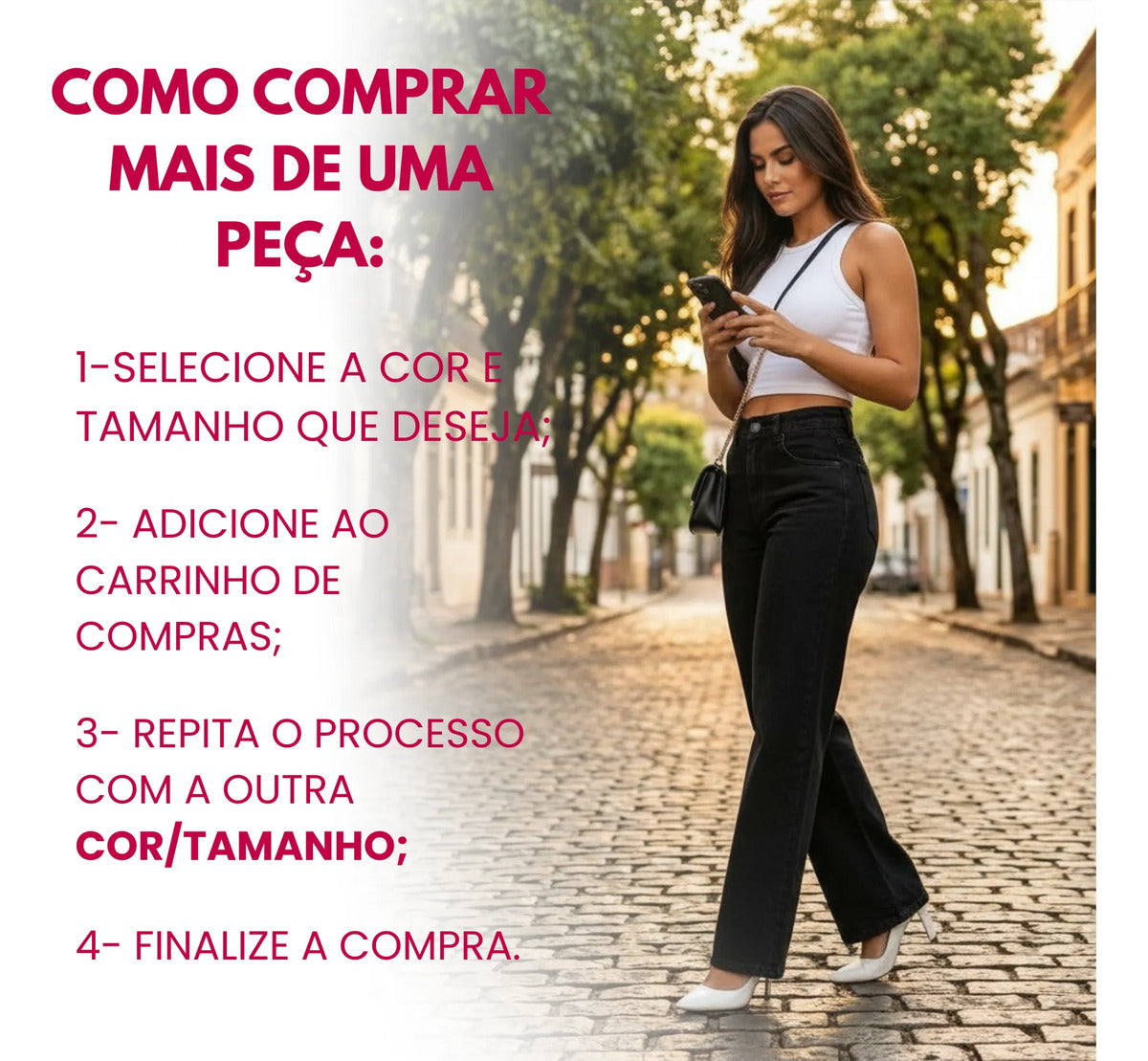 Calça Jeans Wide Leg Feminina Cintura Alta Caimento Perfeito