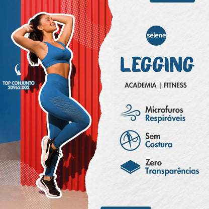 Legging Fitness de Treino Zero Transparência Selene