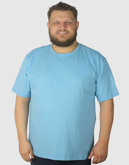 Camiseta Plus Size Masculina De Algodão Básica Lisa Grande