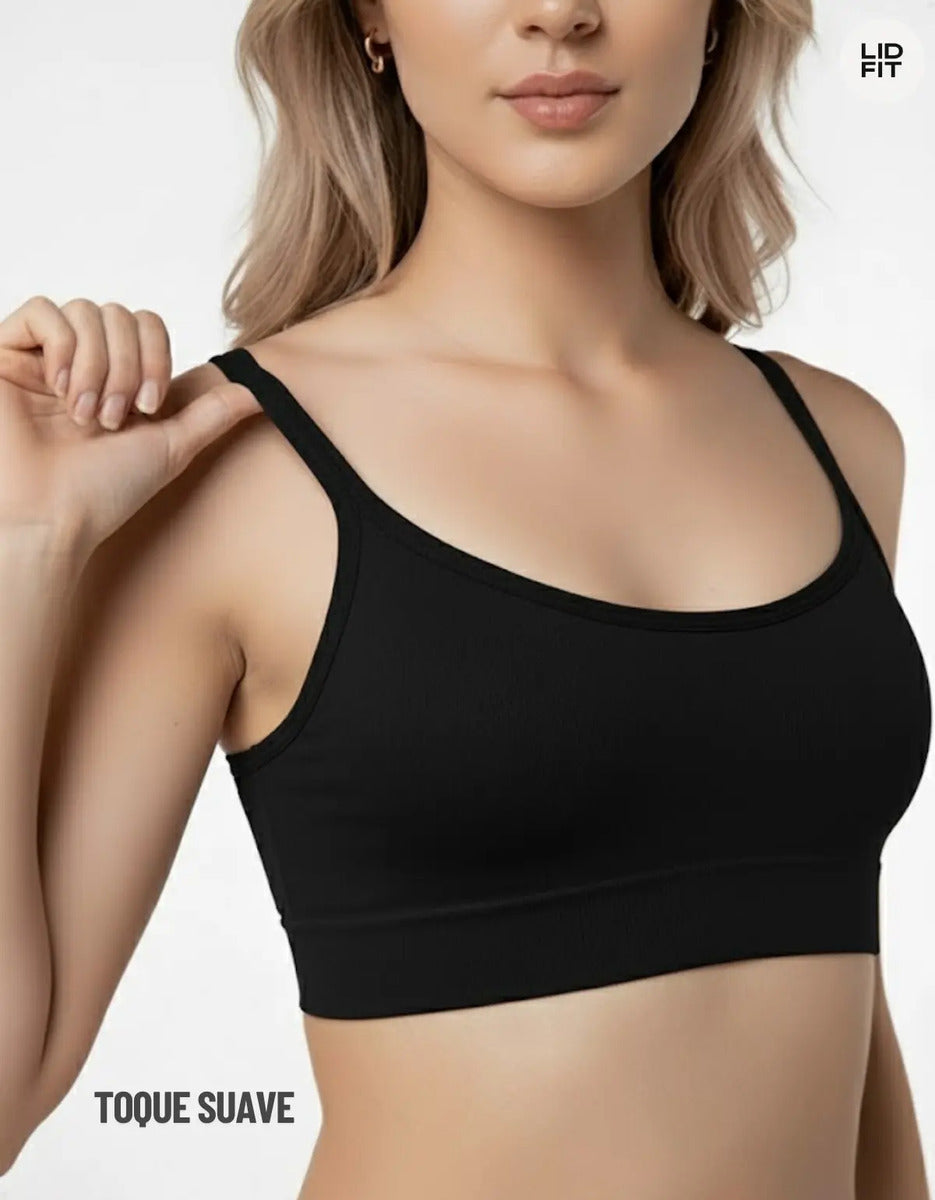 Top Lupo Loba Fitness Confortável Ótima Sustentação Academia