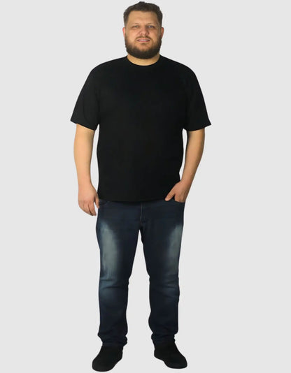 Camiseta Plus Size Masculina De Algodão Básica Lisa Grande