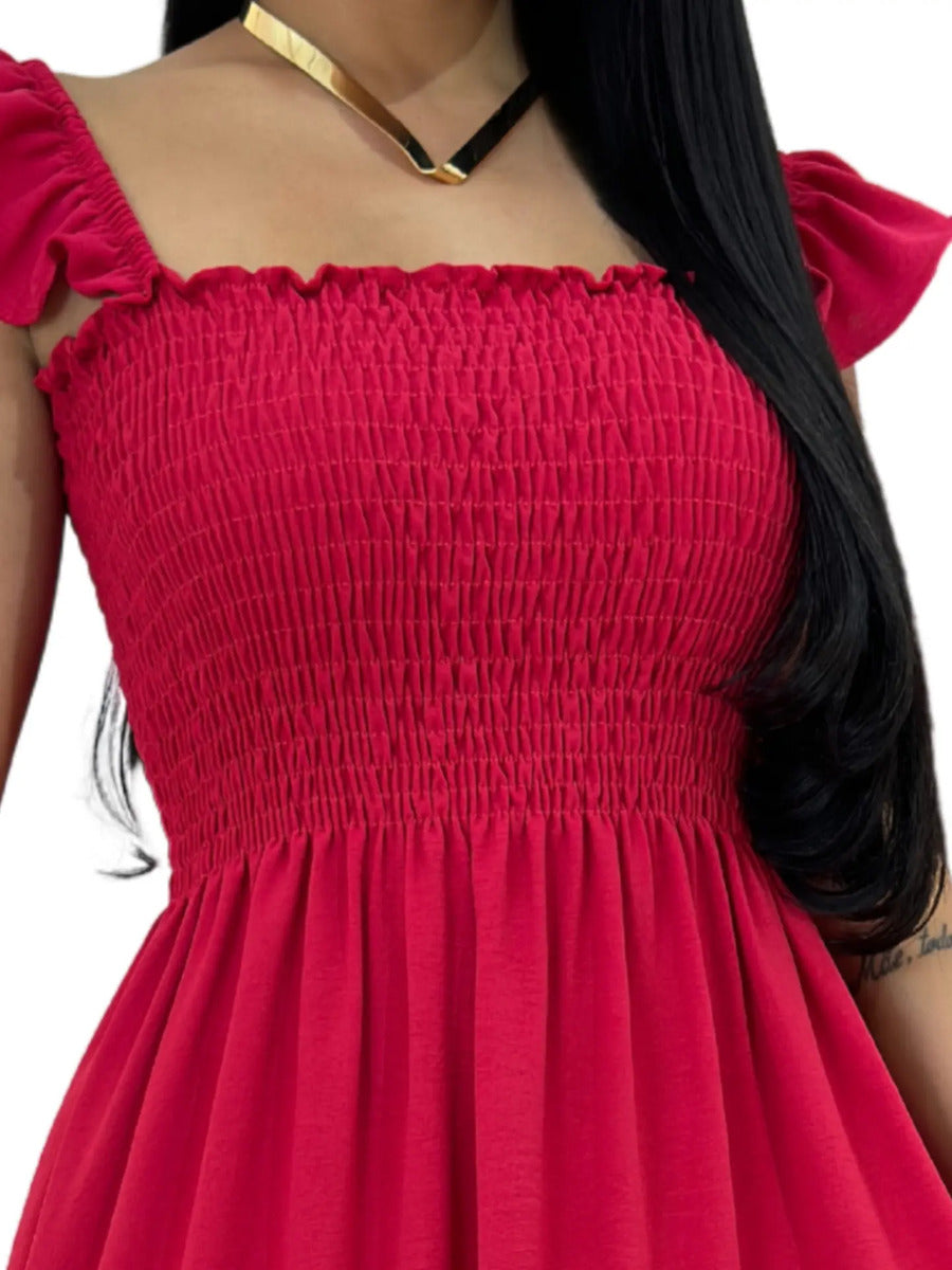 Loose-fitting Casual Long Dress Strappy Summer Party Evangelical
