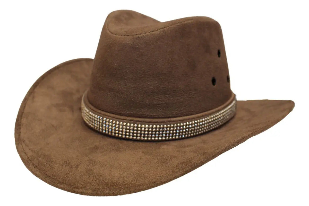 Chapéu Modelo Ana Castela Com Strass Versão Texas Cores Top