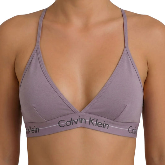 Top Nadador Calvin Klein Sem Bojo Cotton Algodão Feminino