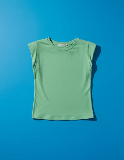 Blusa Feminina Muscle Tee Viscolycra Clássica Casual Chic
