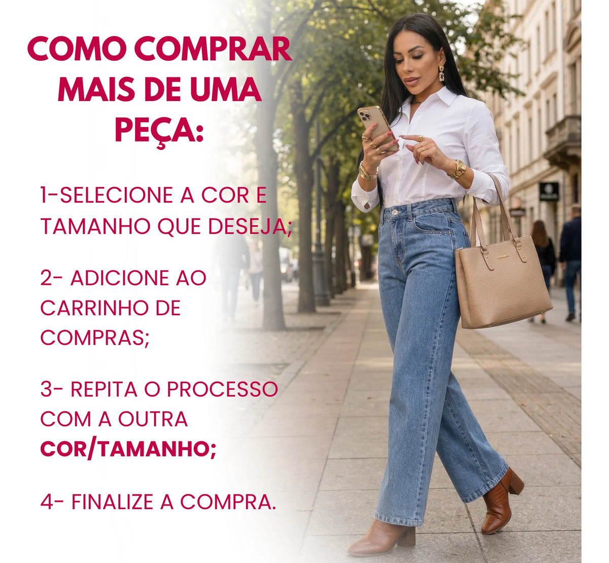 Calça Jeans Wide Leg Feminina Cintura Alta Caimento Perfeito