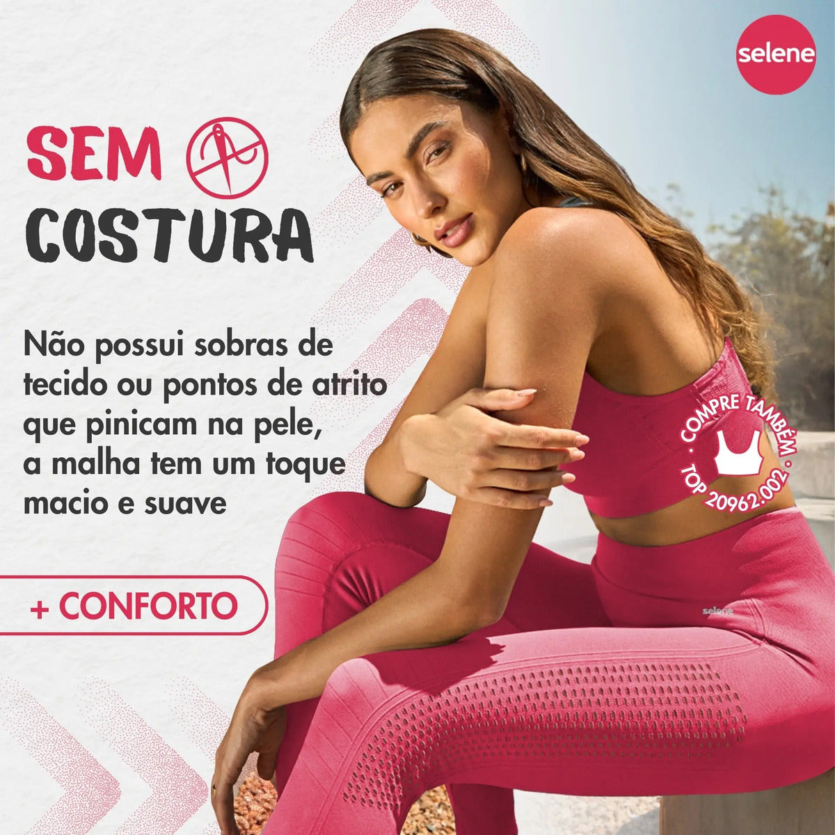 Legging Fitness de Treino Zero Transparência Selene