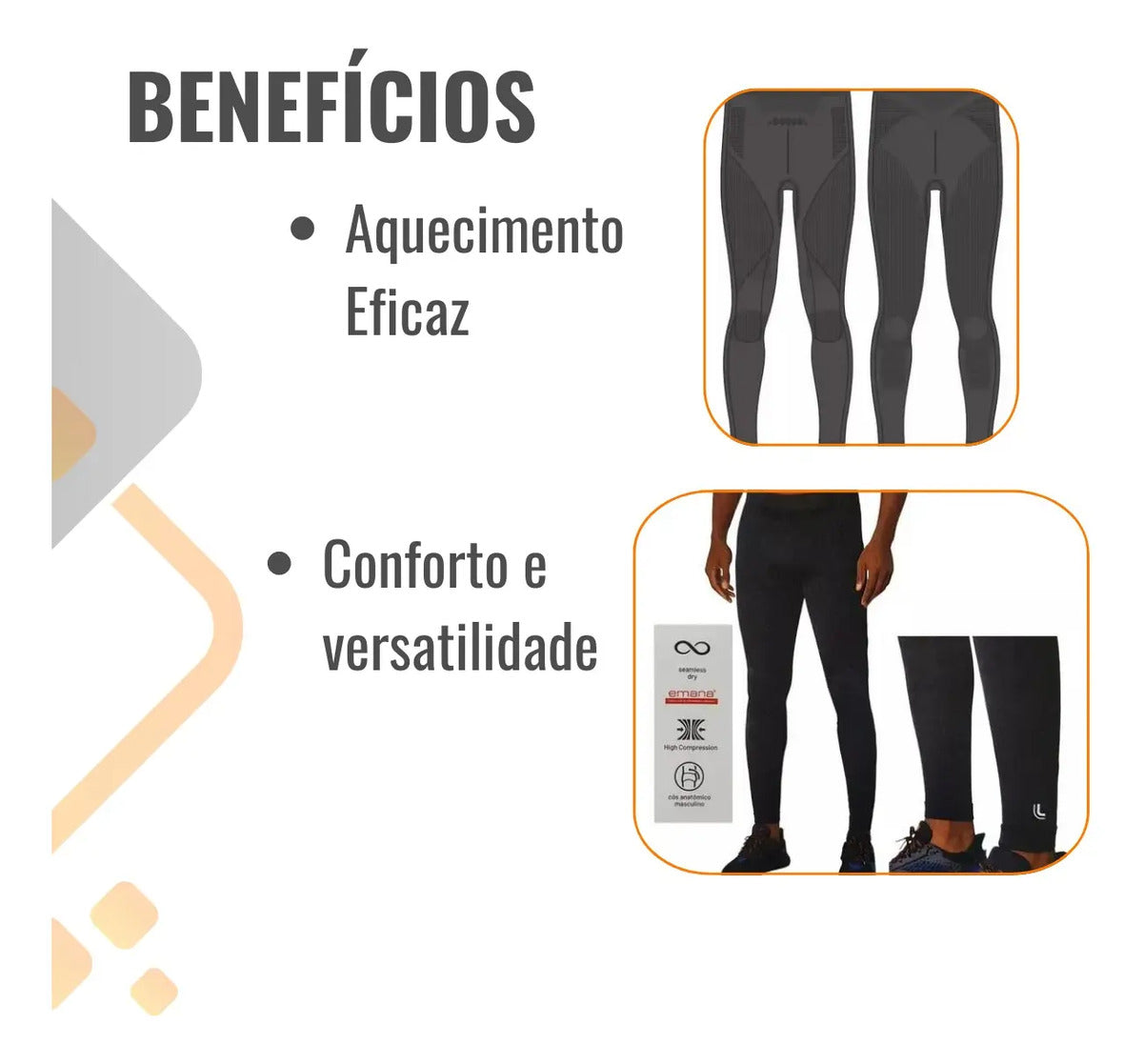 Calca Térmica Masculina Xrun Lupo Fitness Academia Corrida