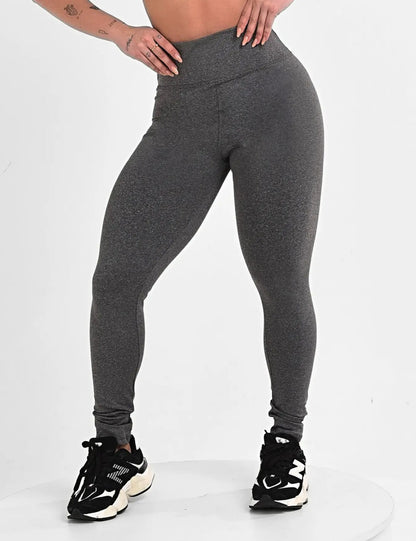 Calça Legging Leg Zero Transparência Cintura Alta Academia