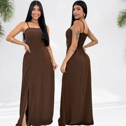 Vestido Longo Social para Madrinha Elegante Casamento