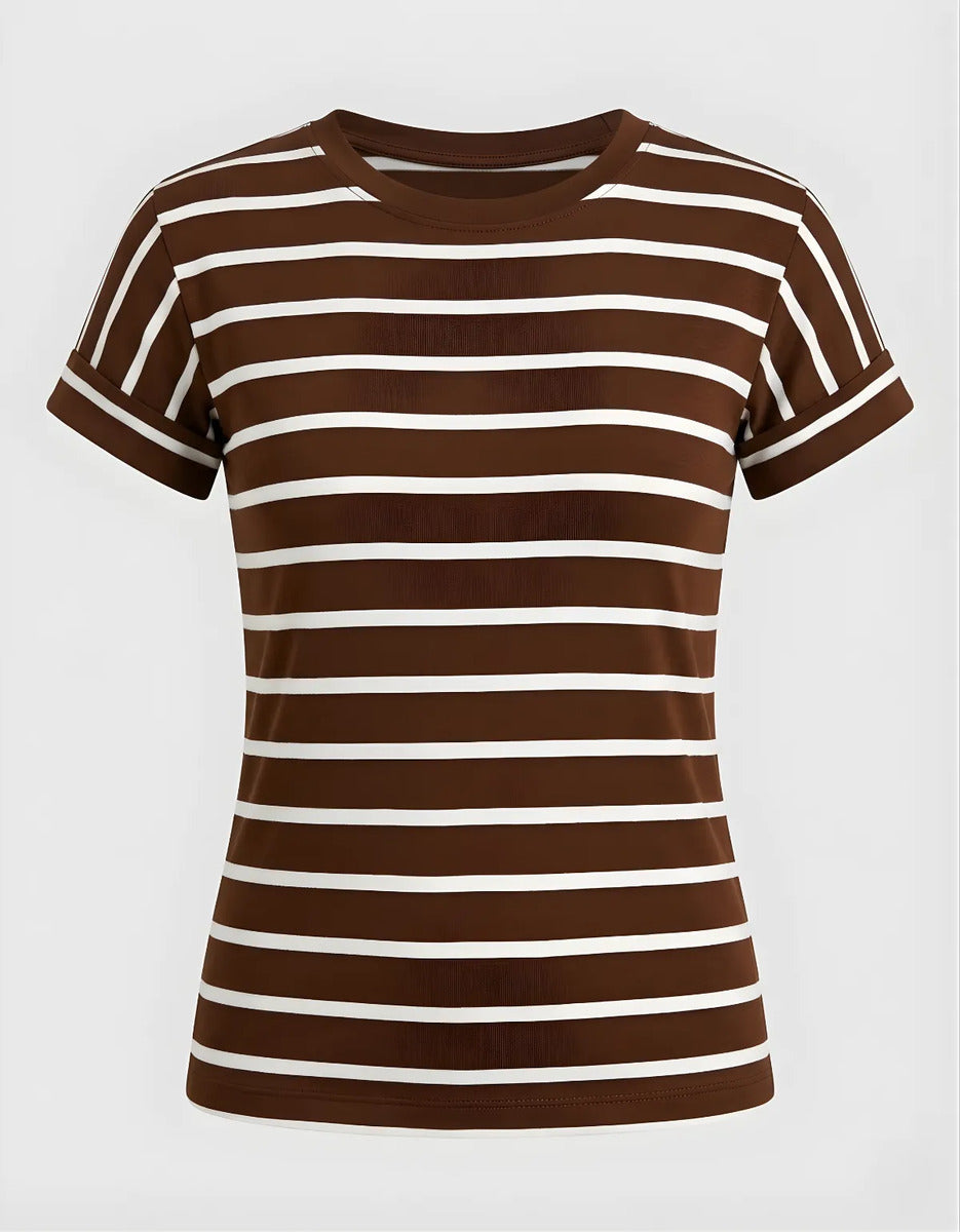 Blusa Manga Japonesa Listrada Contemporanea Casual Elegante