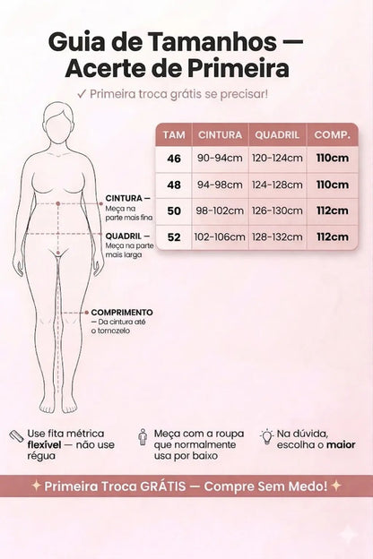 Calça Plus Size Jeans Feminina Wide Leg Levanta Bumbum