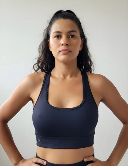 Top Cropped K2b Nadador Sem Bojo Poliamida Com Elastano