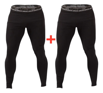 Kit 2 Calças Legging Academia Térmica Fitness Com Compressão