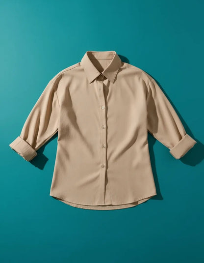 Camisa Social Feminina Crepe Leve Seda Blusa Luxo Sale 40%