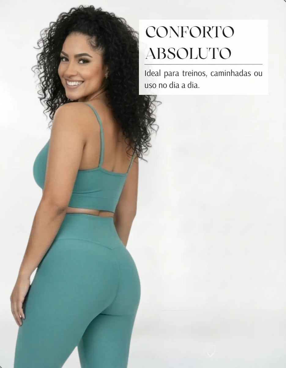 Top Fitness Academina De Alcinha Fina Com Bojo