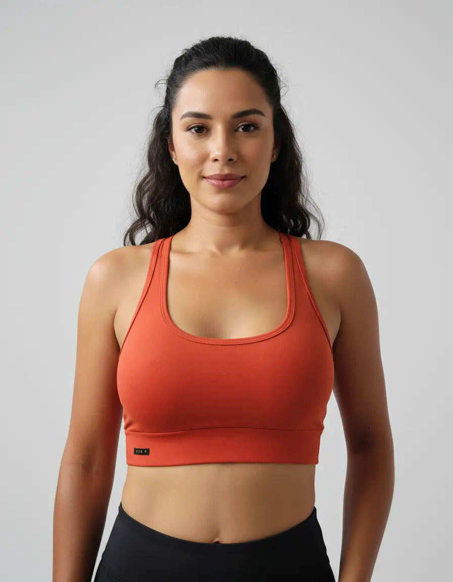 Top Cropped K2b Nadador Sem Bojo Poliamida Com Elastano