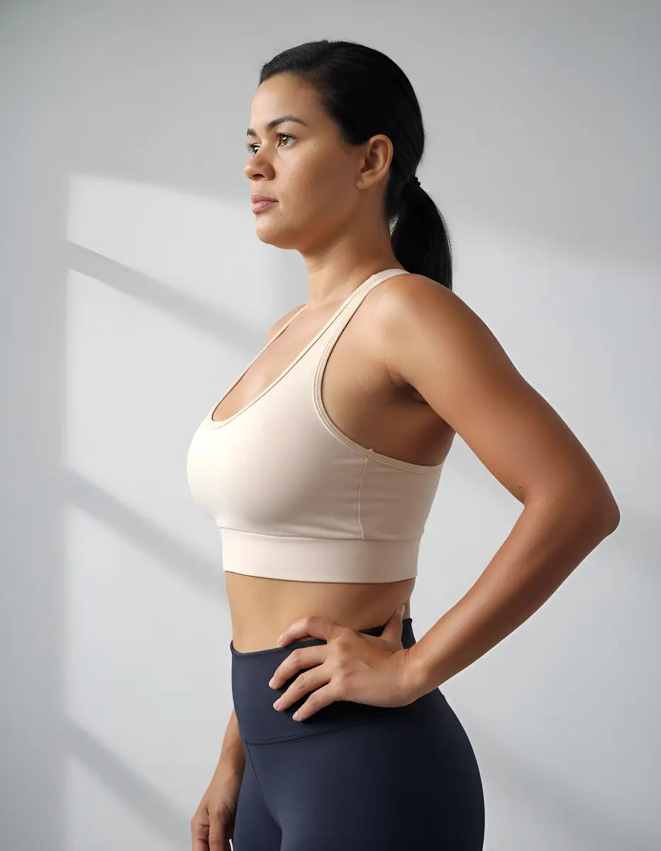 Top Cropped K2b Nadador Sem Bojo Poliamida Com Elastano