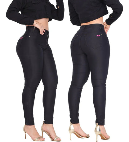 Kit 3 Calça Jeans Feminina Cintura Alta C/ Elastano Lycra