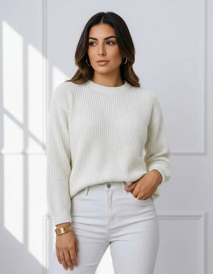 Suéter Blusa Manga Longa Max Cropped Frio Pullover Lã Trico
