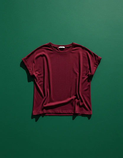 Blusa Feminina Casual Manga Japonesa Dobrada Confortável