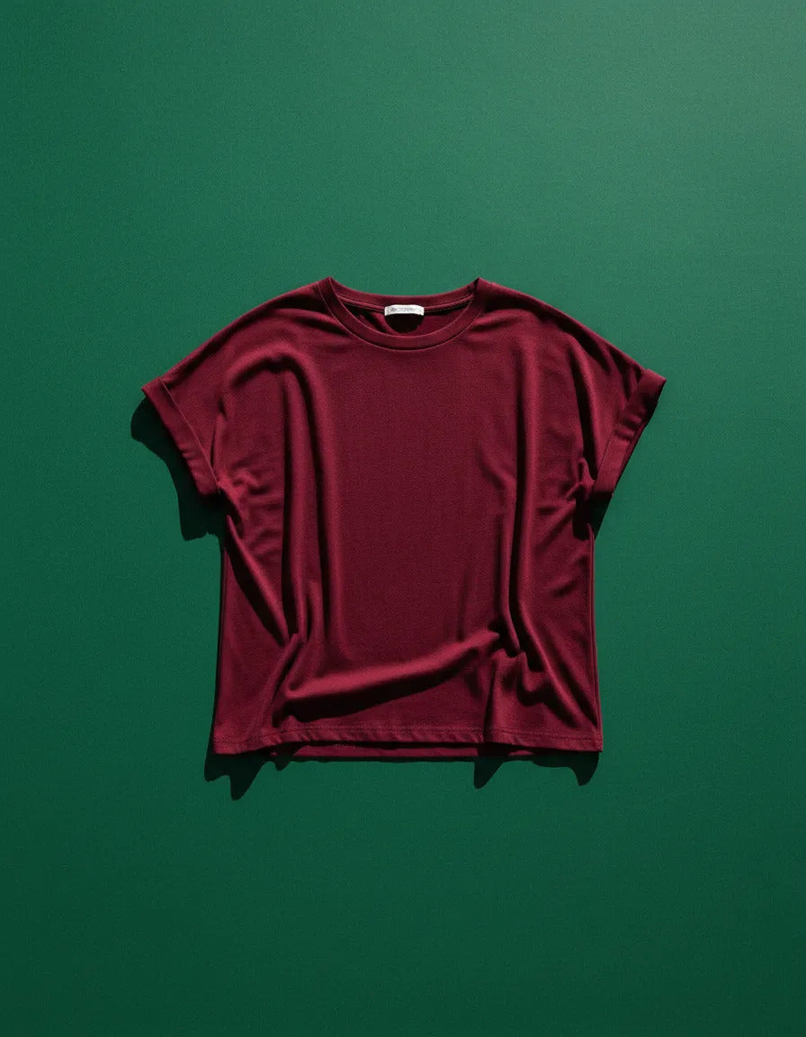 Blusa Feminina Casual Manga Japonesa Dobrada Confortável
