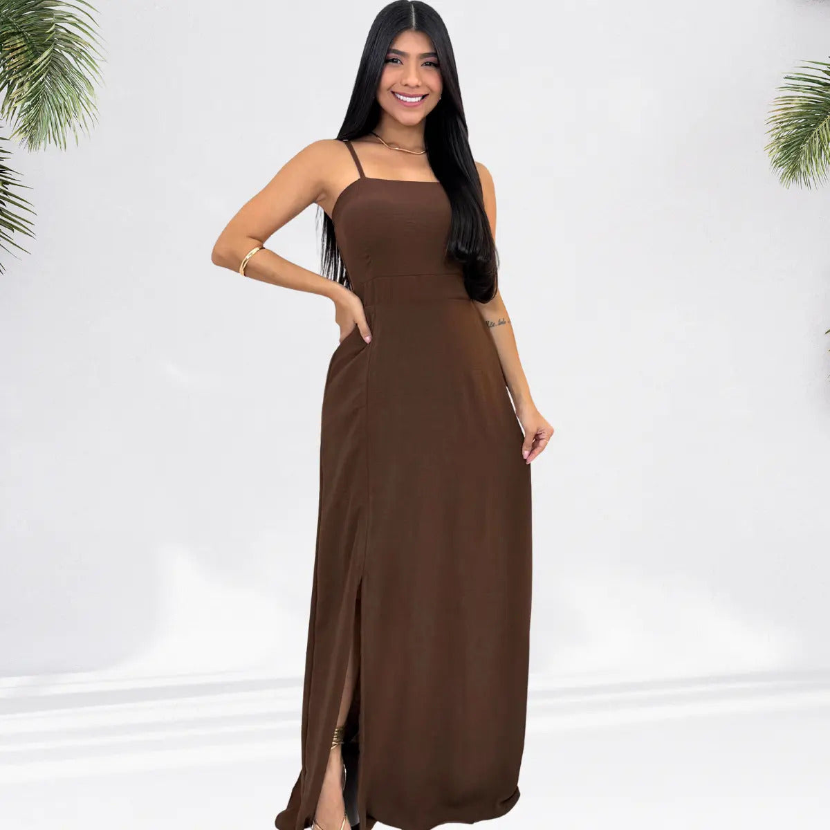 Vestido Longo Social para Madrinha Elegante Casamento