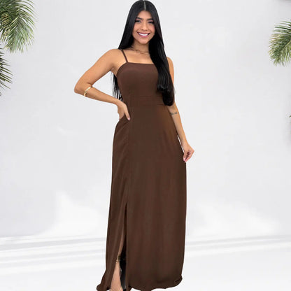 Vestido Longo Social para Madrinha Elegante Casamento