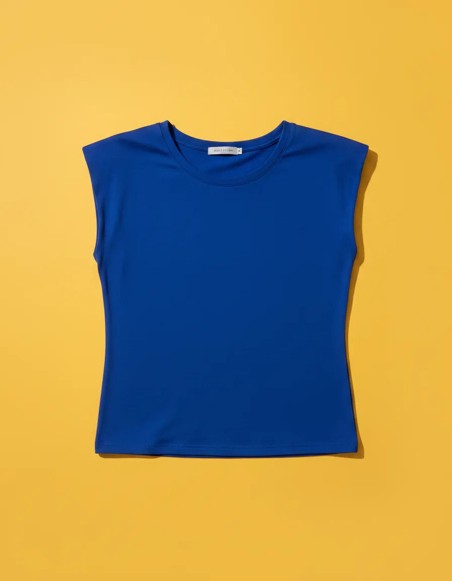 Blusa Feminina Muscle Tee Viscolycra Clássica Casual Chic