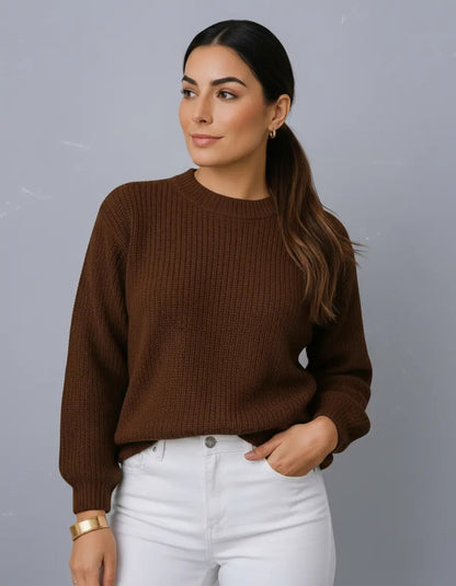 Suéter Blusa Manga Longa Max Cropped Frio Pullover Lã Trico