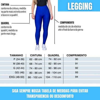 Calça De Academia Legging Feminina Suplex Promoção Envio 24h