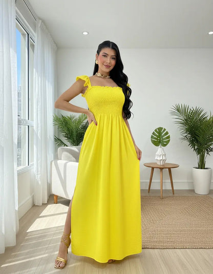 Loose-fitting Casual Long Dress Strappy Summer Party Evangelical