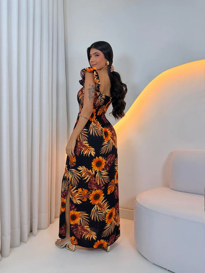 Loose-fitting Casual Long Dress Strappy Summer Party Evangelical