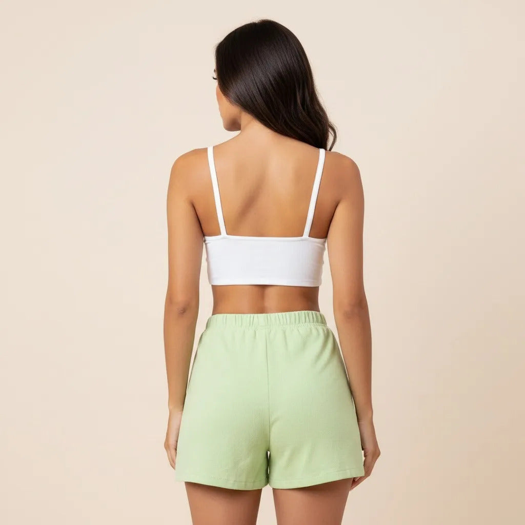 Top Cropped Feminino Alcinha Justo Liganet Fitness Academia