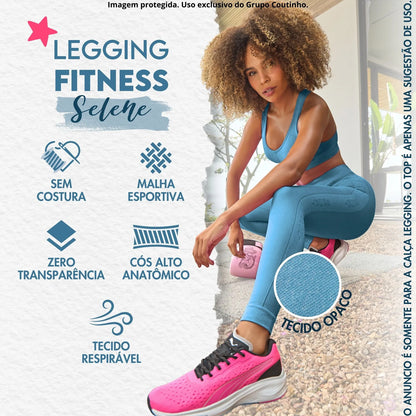Calça Legging Fitness Academia Selene Levanta Bumbum