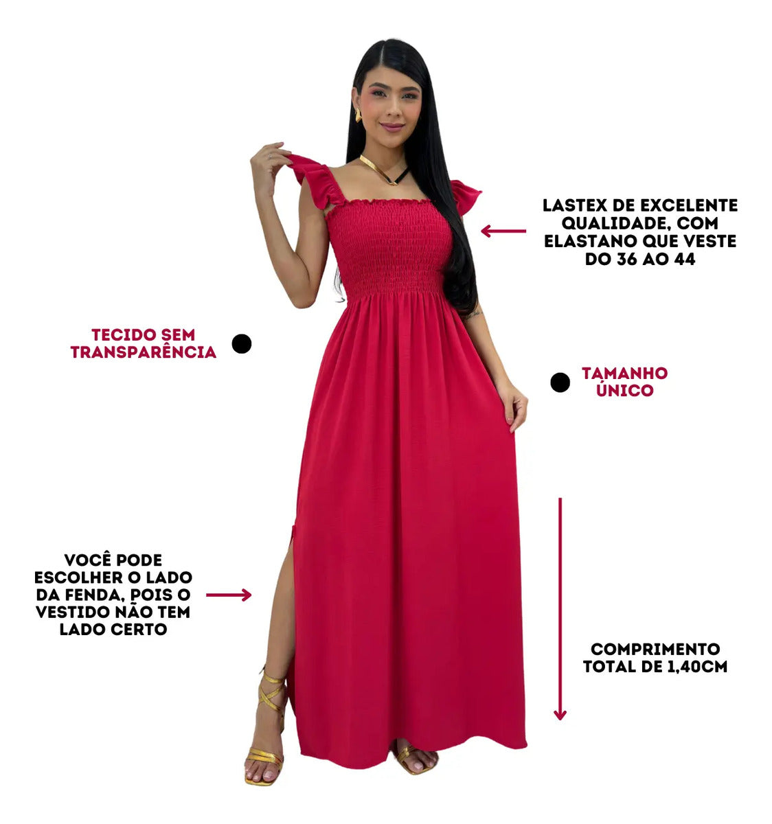 Loose-fitting Casual Long Dress Strappy Summer Party Evangelical